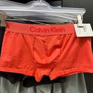Calvin Klein Microfiber low rise  Trunk - orange/red